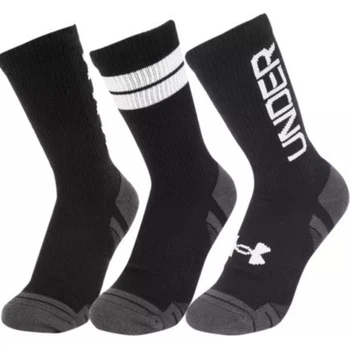 Носки Under Armour 1379515-002 Perf Tech Nov 3 пари Crew чорний XL (196884681999)