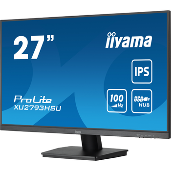 Монітор ігровий 27" IPS Iiyama XU2793HSU-B6 безрамковий екран Чорний