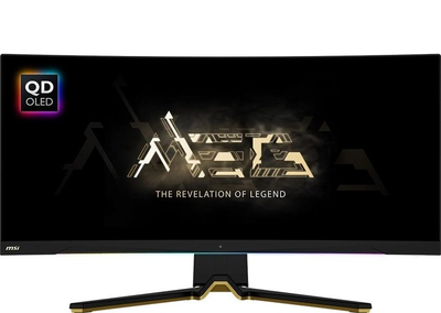 Монитор 34" MSI MEG 342C QD OLED безрамочный/изогнутый экран Черный