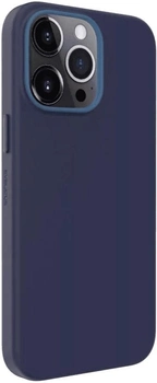 Панель Evelatus Genuine Leather case with MagSafe для Apple iPhone 13 Pro Blue (4752192064082)
