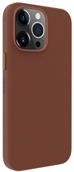 Панель Evelatus Genuine Leather Case MagSafe для Apple iPhone 14 Pro Brown (4752192064174)