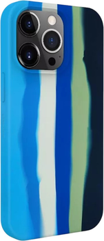 Etui plecki Evelatus Silicone case Multi-Colored do Apple iPhone 14 Pro Max Blue (4752192063368)