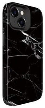 Панель Evelatus Armor case Customized Print Design для Apple iPhone 15 Marble Black (4752192068110)