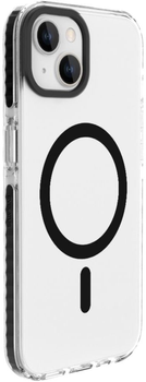 Панель Evelatus Clear Case with MagSafe для Apple iPhone 15 Plus Transparent Black (4752192067427)