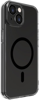 Etui plecki Evelatus Clear Case with MagSafe and Camera Protection do Apple iPhone 15 Plus Black (4752192067496)