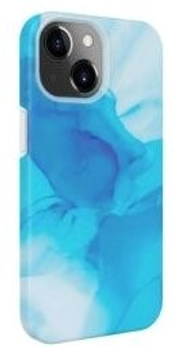 Etui plecki Evelatus Premium Silicone Case Customized Print do Apple iPhone 15 Blue (4752192068561)