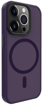 Etui plecki Evelatus Hybird Case Magsafe do Apple iPhone 15 Pro Deep Purple (4752192067038)