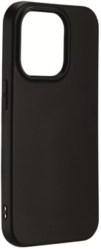 Etui plecki Evelatus Leather Case Zipper Design Flower do Apple iPhone 15 Pro Black (4752192074333)