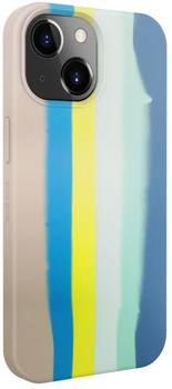 Панель Evelatus Silicone Case Multi-Colored для Apple iPhone 15 Blue Pink (4752192068370)