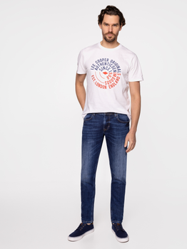 Jeansy slim fit męskie Lee Cooper DENZEL-2287 31-30 Granatowe (5904347398996)