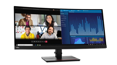 Монитор Lenovo ThinkVision P34w-20 with MC50 (62DCRAT3EU) EU