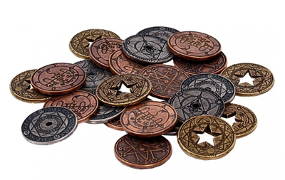 Zestaw monet Drawlab Entertainment Metalowe monety Magiczne 24 szt (740120937250)