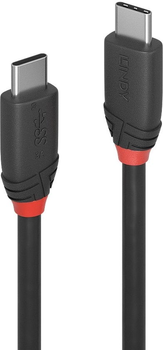 Kabel Lindy USB Type-C - USB Type-C M/M 0.5 m Black (4002888369053)