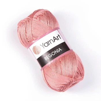 Пряжа для вязания YarnArt Begonia/Ярнарт Бегония 4105 Темная пудра