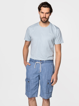 Krótkie spodenki męskie jeansowe Lee Cooper RILF-7633 32 Niebieskie (5904347398347)