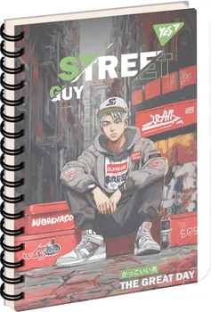 Набор тетрадей для записей YES В6/144 пл.обл. Street guy 3 шт (681982) (4823092283092)