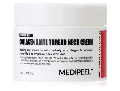 Пептидний крем для шиї та декольте MEDI-PEEL Premium Collagen Naite Thread Neck Cream 2.0, 100мл (8809941825688)