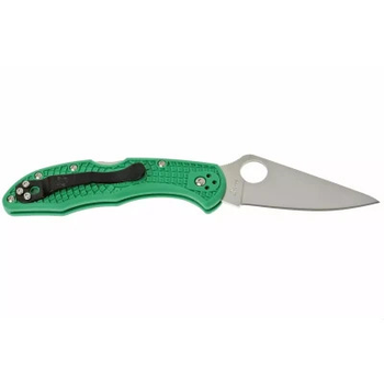 Нож Spyderco Delica 4 Flat Ground ACX 390 Green (C11FPGR)