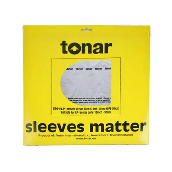Пакет внутренний антистатичный для виниловой пластинки Tonar Nostatic Sleeves 12" (5961) (art.222969)