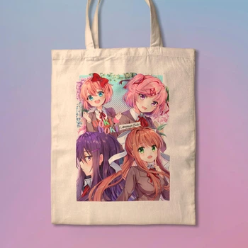 Еко-сумка, шопер з принтом аніме Докі Докі Doki Doki Literature Club!