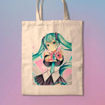 Еко-сумка, шопер з принтом аніме Міку Хацуне Hatsune Miku №3