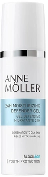 Гель для обличчя Anne Moller Blockage 24h Moisturizing Defender 50 мл (8058045421535)