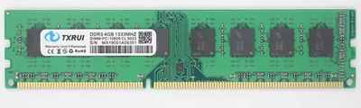 Модуль пам'яті DDR3 4Gb TXRUI 1333 Mhz (DIMM-PC3-10600 CL9) Б/в