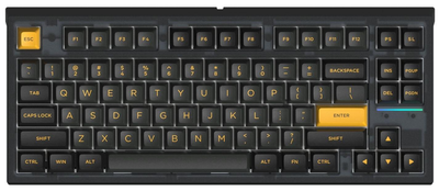 Клавіатура FL ESPORTS FL750 SAM Polar night black Kailh MX Cool Mint Three-Mode (FL750SAM-4912)