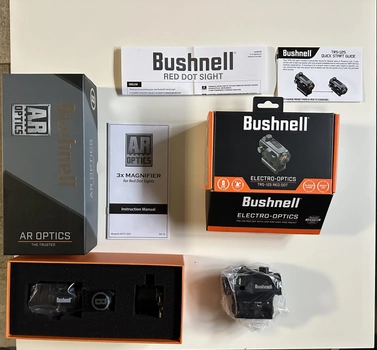 Комплект Коліматор Bushnell Optics TRS125 3 МОА + Магніфер Bushnell Transition 3x24