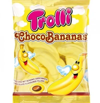Маршмеллоу Trolli Банан Шоколад 150г