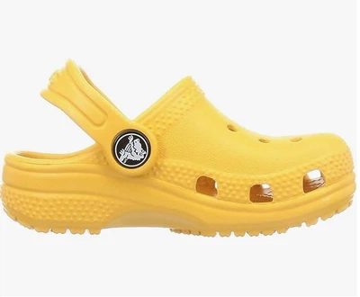 Детские кроксы сабо Crocs Classic Clog J2 33-34 жёлтые