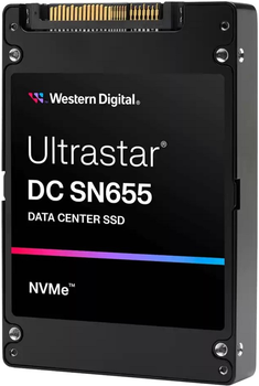 SSD диск Western Digital Ultrastar SN655 WUS5EA138ESP7E1 3.84TB U.3 PCI Express 4.0 3D NAND TLC (0TS2458)