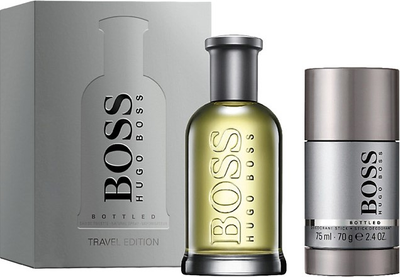 Zestaw prezentowy męski Hugo Boss Boss Bottled Woda toaletowa 100 ml + Dezodorant w sztyfcie 75 ml (3616304198090)