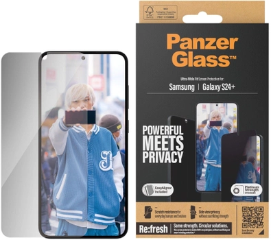 Захисне скло PanzerGlass Privacy Screen Protector для Samsung Galaxy S24 Plus Black (5711724173516)