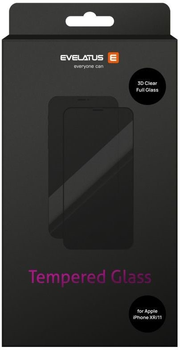 Захисне скло Evelatus 3D Full Cover Corning Gorilla Glass Anti-Static 10X Stronger для Apple iPhone XR/11 Black (EVEAIXR11PF)