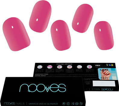 Гель-плівка для нігтів Nooves Laminas Premium Glam Barbie Girl 20 шт (8436613952047)