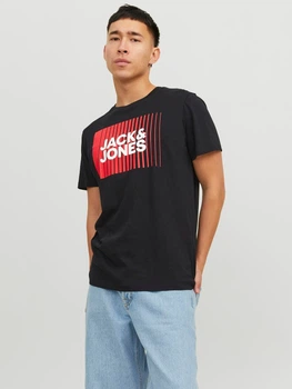 Футболка бавовняна довга чоловіча Jack & Jones 12233999 XL Navy Blazer (5715424107116)