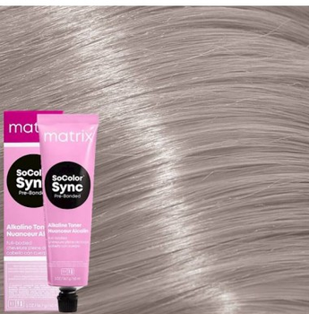 Фарба для волосся Matrix SoColor Pre-Bonded Permanent Hair Color 8V Light Blonde Purple 90 мл (3474636977413)