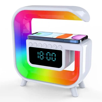 Ночник-лампа Light Sound Machine N70 с колонкой и часами