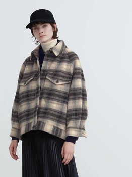 Куртка демисезонная женская Uniqlo 364415575 L Серая (1159798628)