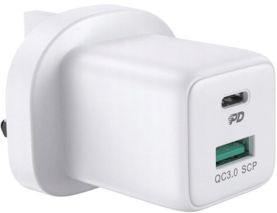 Зарядний пристрій Joyroom USB Type-C - USB-A White (L-QP303)