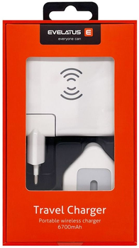 Ładowarka sieciowa Evelatus EWC06 USB-A White (EWC06WH)