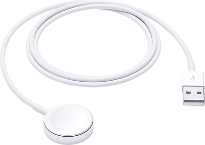 Kabel do ładowania Apple Watch Magnetic Charger USB-A White (MU9G2)