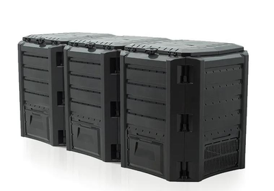 Модульний компостер Prosperplast Compogreen 1200л IKSM1200C-S411 чорний
