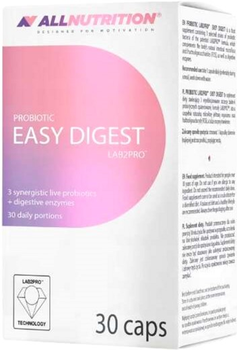 Пробіотик SFD Allnutrition Easy Digest Lab2pro 30 капсул (5902837746913)