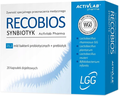 Дієтична добавка Activlab Recobios 20 капсул (5907368894072)