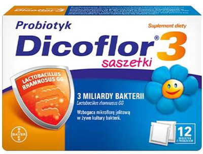 Probiotyk Bayer Dicoflor 3 12 szt (5908229303245)