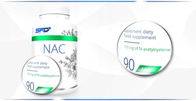 Aminokwas SFD NAC N-Acetyl L-cysteina 90 tabs (5902837733395)