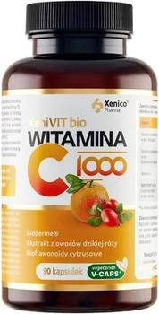 Вітамін C Xenico Pharma XeniVit Bio 1000 90 капсул (5905279876620)
