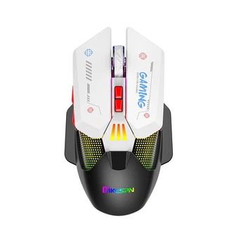 Миша бездротова ігрова з акумулятором та підсвідкою 2.4 gHz MiKespN W19 E-Sports Black
